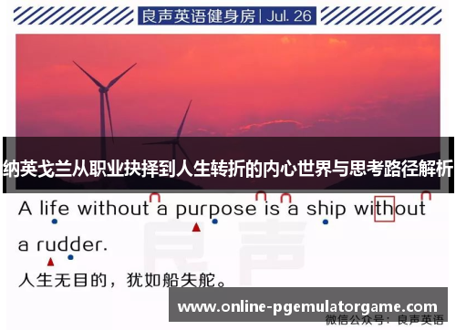 纳英戈兰从职业抉择到人生转折的内心世界与思考路径解析